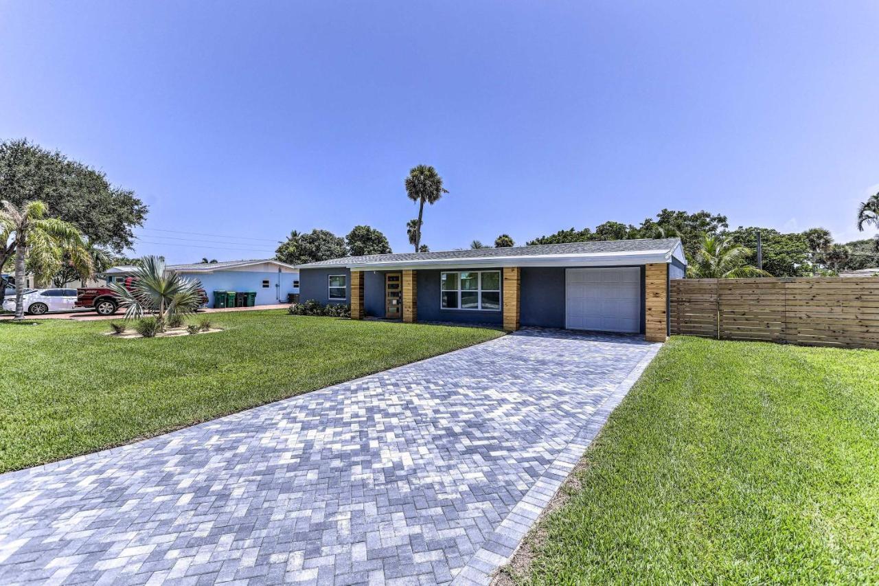 Beach House With Outdoor Kitchen, Walk To Coast Cocoa Beach Exterior photo