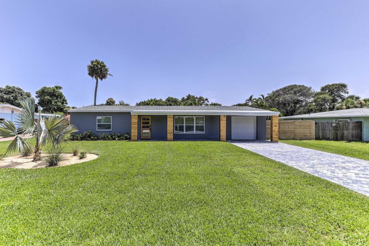 Beach House With Outdoor Kitchen, Walk To Coast Cocoa Beach Exterior photo