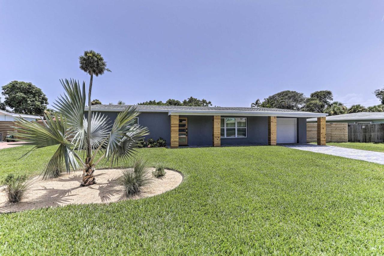 Beach House With Outdoor Kitchen, Walk To Coast Cocoa Beach Exterior photo